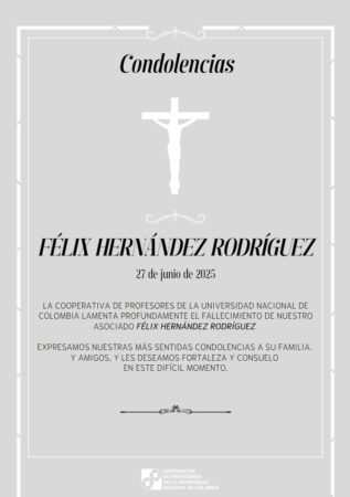 Condolencias – Felix Hernández Rodriguez